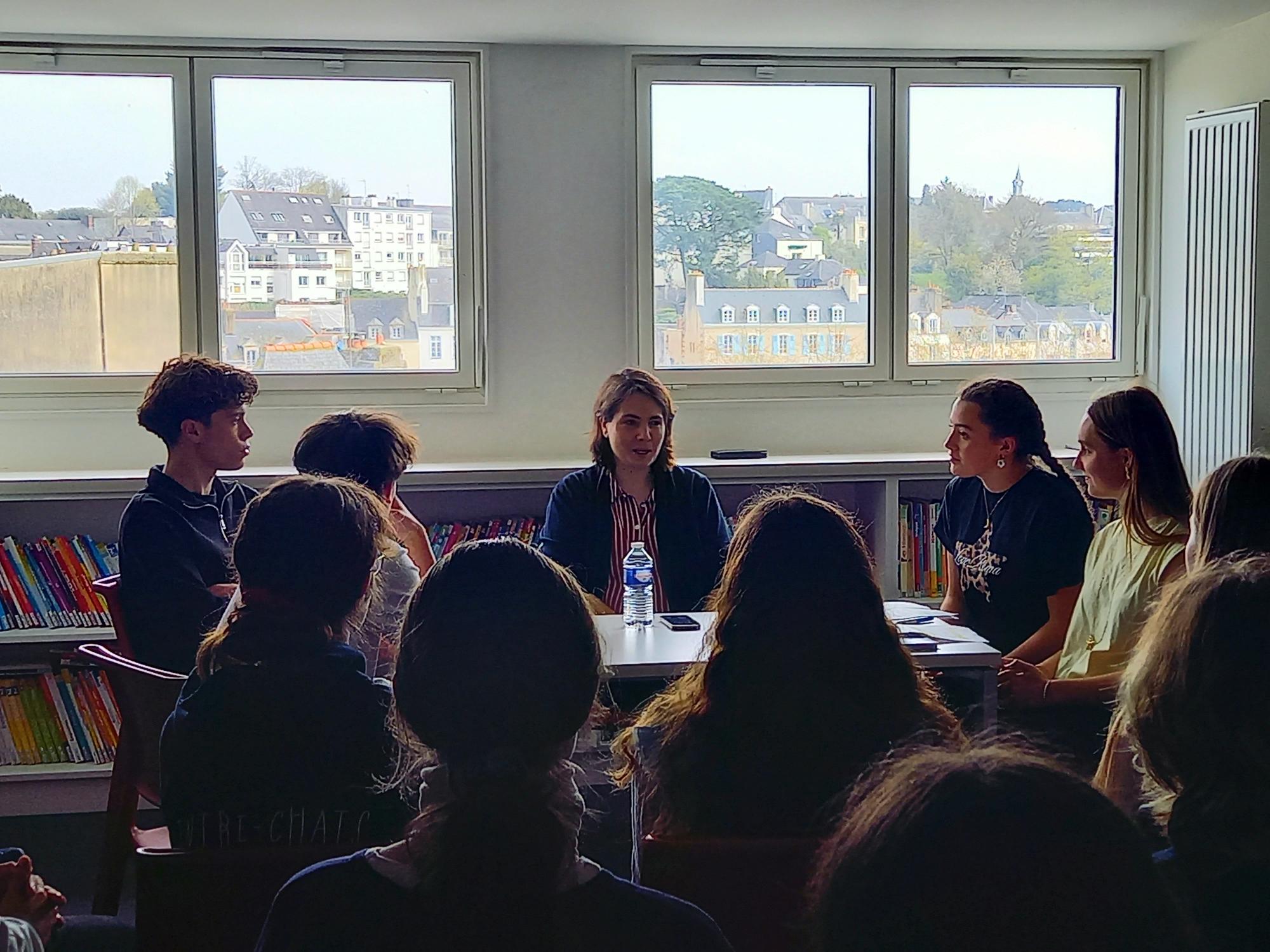 Rencontre exceptionnelle au cœur de l’établissement !