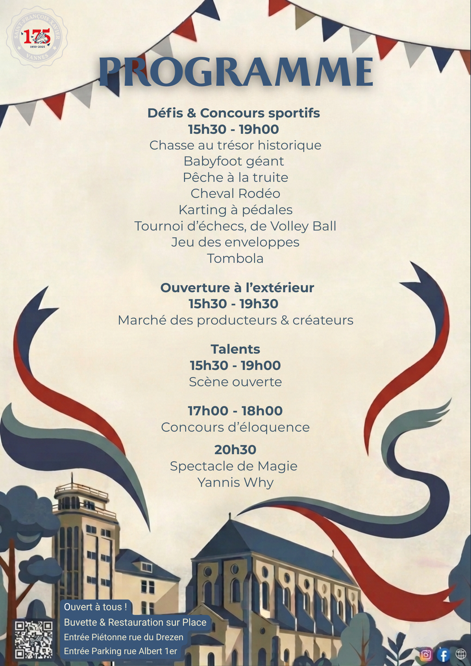 Célébrons ensemble les 175 ans de Saint-François-Xavier !