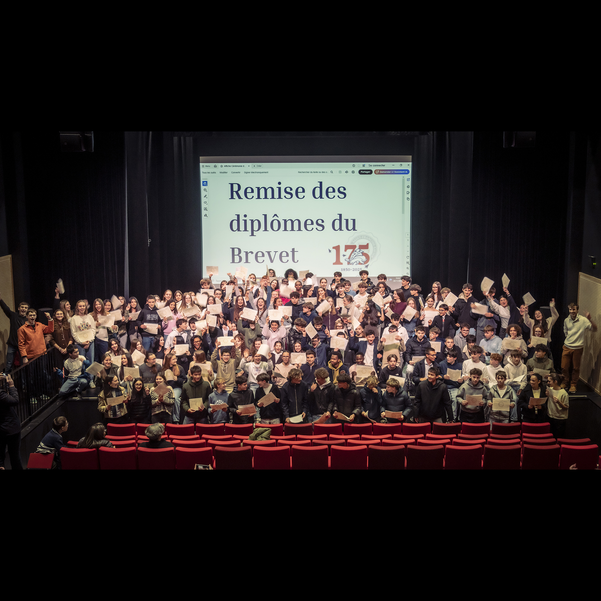 Remise des diplômes DNB