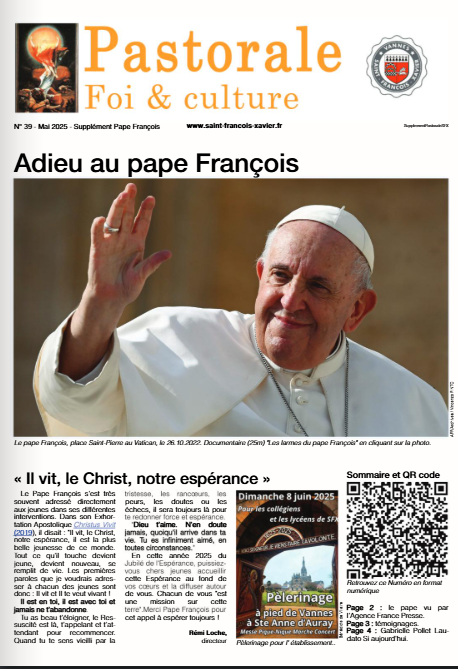 Supplément pastorale N°39 - Mai 2025