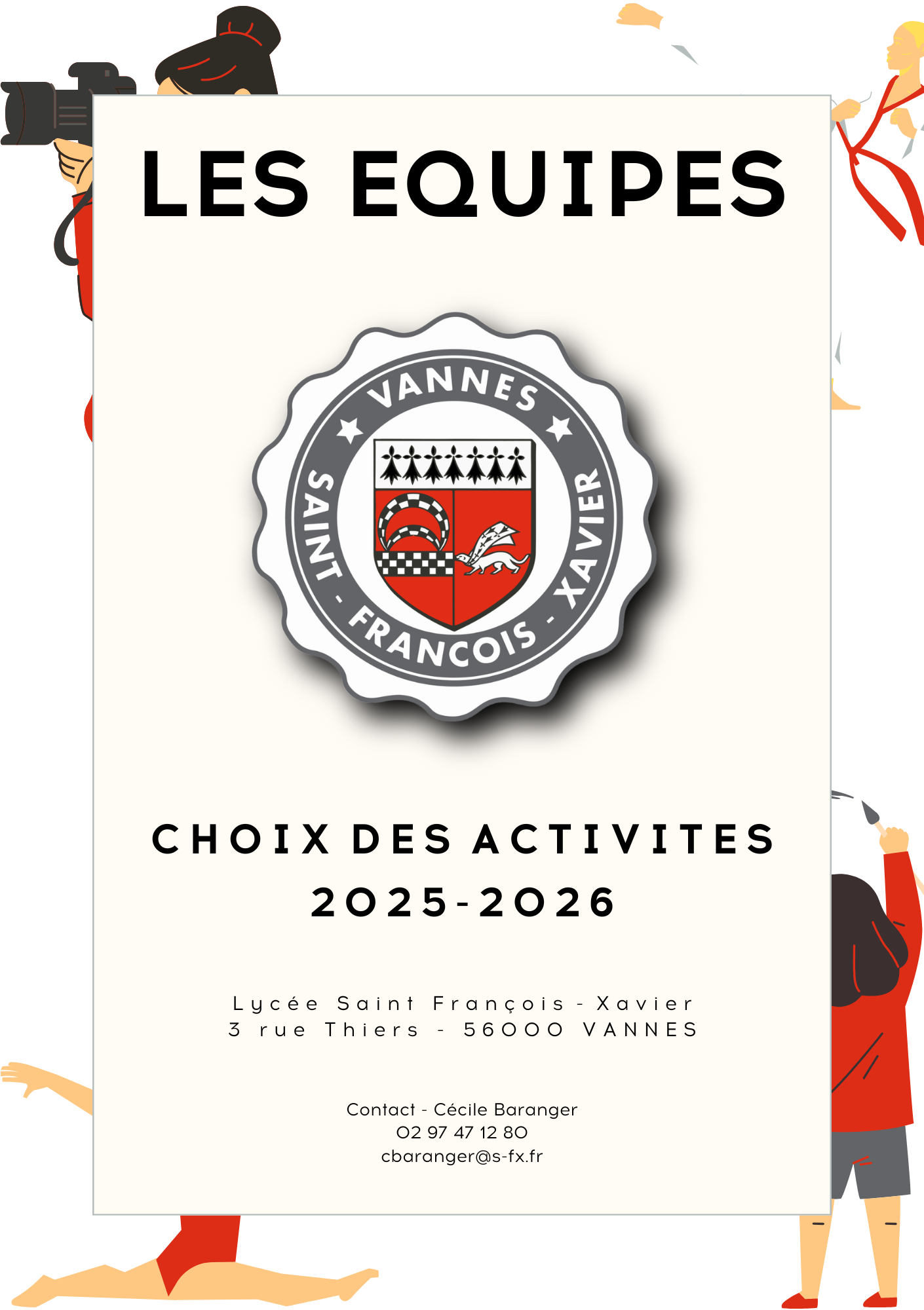 Inscription aux équipes